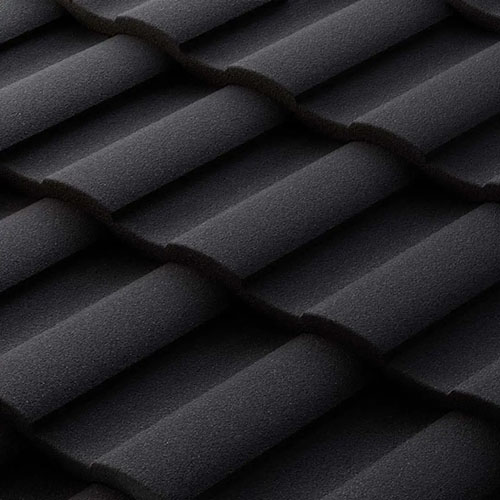 Композитная Черепица Metrotile Roman Roman-coal-black