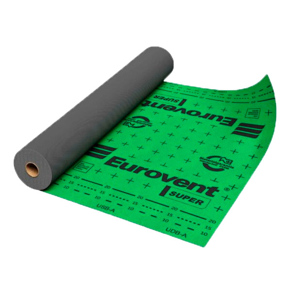 Мембрана кровельная Eurovent SUPER GREEN 75 м2